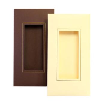 Tafelverpackung Lubeca Format, 100g, braun und beige
